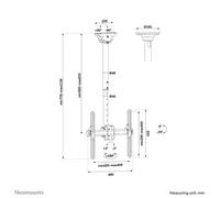 Support de TV Neomounts NM-C440BLACK 32-60" 50 kg