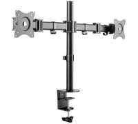 Neomounts NM-D135DBLACK x2 Support de table pour écran 25,4 cm (10\ ) - 68,6 cm (27\ ) inclinable, mobile noir