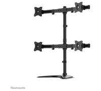 Neomounts Support de bureau NM-D335D4BLACK – 4 écrans 10–27" inclinable, réglable, noir
