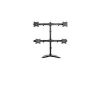Neomounts Support de bureau NM-D335D4BLACK – 4 écrans 10–27" inclinable, réglable, noir
