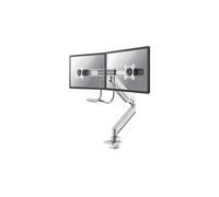 Neomounts NM-D775DX - Kit de montage - pleine action - pour 2 écrans LCD - argent - Taille d'écran : 10"-32" - pinces montables, oeillet, montrable