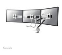 Neomounts Support de table NM-D775DX3WHITE 3 écrans 43,2–61 cm blanc mobile, rotatif, inclinable