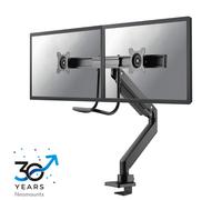 Neomounts NM-D775DXBLACK Support d'écran à fixer 10-32' - ressort à gaz - Topfix - arrêt 180°, Collier de serrage/ passe-fil, 8 kg, 25,4 cm (10'), 81,