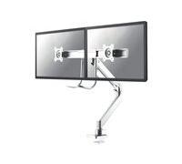 Neomounts NM-D775DXWHITE Support d'écran à fixer 10-32" - ressort à gaz - Topfix - arrêt 180°