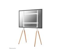 Neomounts NM-M1000WHITE Support Sol pour Écran 37-70" Acier Blanc, VESA 200x200 à 600x400, Charge Max 40kg, Gestion Câbles Intégrée