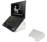 Neomounts NOTEBOOK STAND simple Réhausseur pour écran 55,9 cm (22\ ) transparent réglable en hauteur