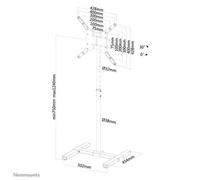 Neomounts NS-FS100BLACK Support au sol 10-55"