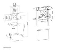 Neomounts NS-M1250BLACK Support au sol pour écran (37-70 pouces)