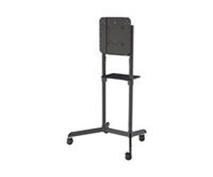 Neomounts NS-M1250BLACK Support au sol pour écran 37-70" - rotatif - étagère multimédia incluse