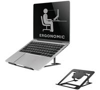 Neomounts NSLS085BLACK Support dordinateur portable réglable en hauteur
