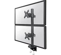 Neomounts par Newstar FPMA-D960DVPLUS - Kit de Montage - pour 2 écrans LCD - Noir - Taille d'écran : 17"-49" - montable sur Pince, montable sur Bureau
