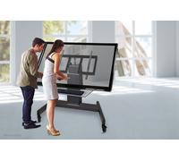 Neomounts PLASMA-M2500TBLACK Support TV à roulettes