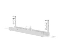 Neomounts - Plateau de gestion de câbles - design à pince, universel - montable sur bureau - blanc