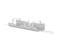 Neomounts - Plateau de gestion de câbles - monté par vis, universel - montable sous bureau - blanc
