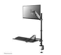 Neomounts station de travail assis-debout pour bureau, Collier de serrage/ passe-fil, 9 kg, 43,2 cm (17'), 81,3 cm (32'), 100 x 100 mm, Noir DS90-325B