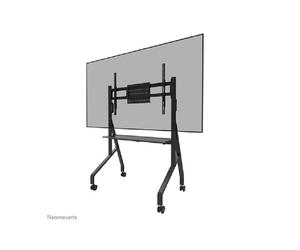 Neomounts support au sol FL50-525BL1 Support au sol à roulettes pour écrans de 55 à 86'', idéal pour une utilisation polyvalente.