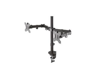 Neomounts support de bureau D550DBLACK Support de bureau avec 3 points de pivotement pour 2 écrans LCD/LED/TFT jusqu'à 32".