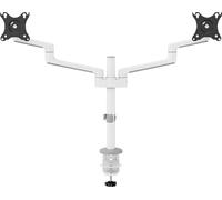 Neomounts Support de table DS60-425WH2 pour 2 écrans 17–27" blanc réglable en hauteur, inclinable