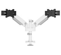 Neomounts Support de table pour écran DS65S-950WH2 2 Écran(s) 61 cm (24\ ) - 86,4 cm (34\ ) blanc réglable en hauteur, inclinable