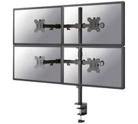 Neomounts Support de table pour écran FPMA-D550D4BLACK 4 Écran(s) 33,0 cm (13\ ) - 81,3 cm (32\ ) noir inclinable, rotatif, mobile