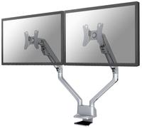 Flat Screen Desk Mount clamp/grommet Silver