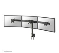 Neomounts Support d'écran FPMA-D700D3 noir pour 3 écrans, pince de table