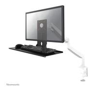 Neomounts Support écran-souris-clavier noir pour 1 écran, 1 clavier, 1 souris, pince de bureau