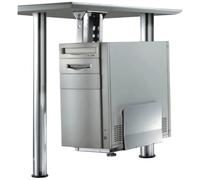 Neomounts Support d'ordinateur CPU-D200SILVER montable sous bureau max 30 kg argenté
