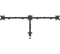 Neomounts Support sur pied pour écran DS60-600BL3 3 Écran(s) 25,4 cm (10\ ) - 68,6 cm (27\ ) noir réglable en hauteur, inclinable