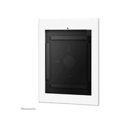 Neomounts WL15-660WH1 Support Mural Acier Blanc pour Tablette 12.9" VESA 75x75mm, Verrouillage Poussée, Orientations Portrait/Paysage, Gestion Câbles