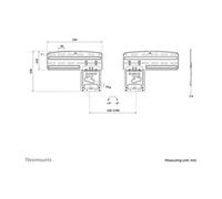 Neomounts WL30-265BL1 - Kit de montage (support mural) - Ultra-plat, fixe - pour panneau LCD d'affichage numérique / écran LCD - acier - noir - Taille d'écran : 43"-85" Noir G