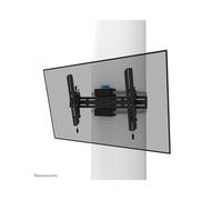 Neomounts WL35S-910BL16 Support Poteau Inclinable 40-75" VESA 300x100-600x400, Ø 25-100cm, Charge 50kg, Inclinaison 12°, Acier, Noir