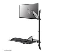 Neomounts WL90-325BL1 Station de travail assis-debout - mural - 17-32" - ressort à gaz
