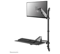 Neomounts WL90-325BL1 Station de travail assis-debout - mural - 17-32" - ressort à gaz