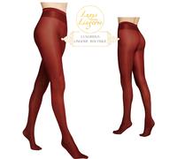 NEON 40 Collants Par Wolford XS Rouge Dahlia Brillant