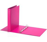 Neon Classeur En Carton 22 X 30 Cm 4 Anneaux Ronds, Diamètre 30 Mm, Fuchsia
