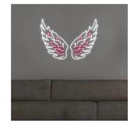 Néon D'Ambiance Apaisante Lampe Signes Au Néon des Ailes d'ange, Une Paire De Lumières Utilisées(A)