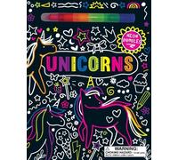 Neon Doodles Book - Unicorn