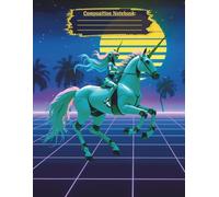 Neon Equinox - Vol:2 Solar Run Protocol: 80's Inspired Sci-Fi Fantasy Composition Notebook | College Ruled, 200 pages