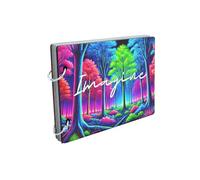 Neon Forest Dreams: A Colourful Journey Through a Psychedelic Landscape (scrap-kf24-imagneonforesthg)