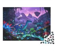 Neon Forest Puzzle 1000 Piècess Recy lien Forest Puzzles for Boy & Girl Parent Child Game Props Developing pour Garçons et Filles Intelligence Educational 38x26cm/1000pcs
