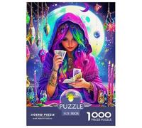 Néon Fortune Teller Puzzles 1000 Piezas Para Adultos, Juegos Educativos, Antiestrés, Ejercita Memoria, Decoración Familiar 38x26cm/1000pcs