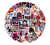 NEON GENESIS EVANGELION Autocollants EVA Personnages Ayanami Rei Ikari Shinji Figurine PVC Graffiti Autocollants Imperméables Pour Ordinateur Skateboard, Téléphone, Guitare, Vélo DIY Dekoration (A)