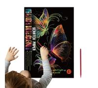 Neon - Gravure lumineuse, système en bois de précision, couche luminescente à contraste élevé, texture finition mate velours, équipement de création artistique, passe-temps de nuit multicolore Lot de