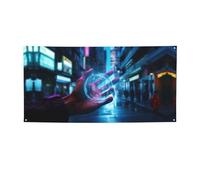 Neon HD Hand Print Party Decor,Best Banner Flags For Events,Innovative Designs For Birthday Party Supplies