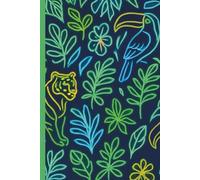 Neon Jungle Productivity Journal: Bold Daily Planner for Goals, To-Do Lists & Notes | 120-Page Organizer for Students & Creatives to help focus