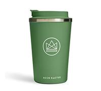 Neon Kactus Tasse à Café Isotherme de Voyage - Double Paroi pour Boissons Chaudes et Froides - Réutilisable avec Couvercle - Entièrement Étanche