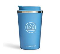 Neon Kactus - Tasse de Voyage thermos café en acier inoxydable à double paroi, travel mug réutilisable avec couvercle refermable, gobelet isotherme café, étanche, recyclable, 12 oz.