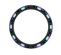 Neon Kraken Core Housse de volant imprimée universelle 38,1 cm, antidérapante, absorbant la transpiration,