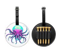 Neon Kraken Core Sac de rangement pour tee de golf Noir - Facile à transporter et plus efficace pour jouer au golf